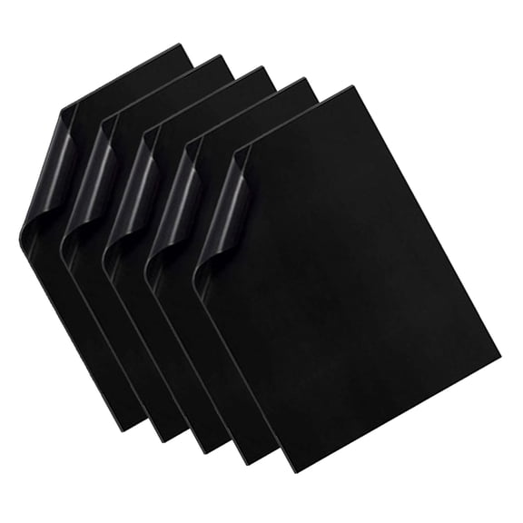 Pack of 5 Heat Resistant Sheet Waterproof Pad Grills Mats Thickened Teflons Cooking Accessories Practical Barbecue Tool