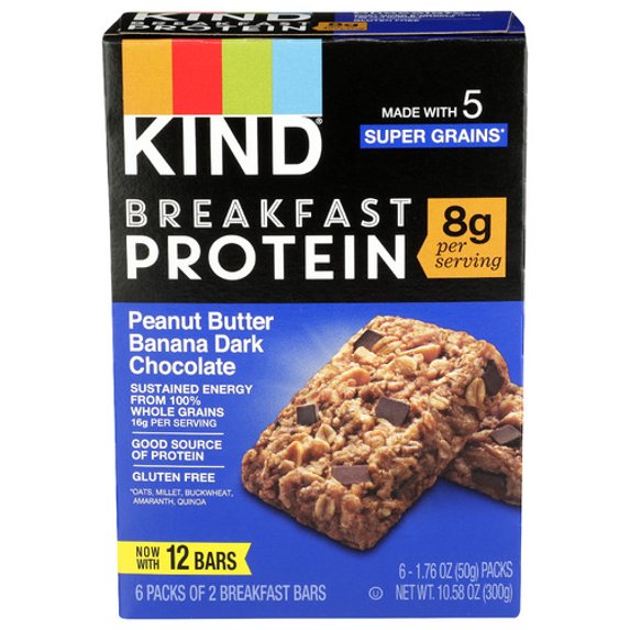 (Pack of 5) KIND Bar Beef Protein Peanut Butter Banana Dark Chocolate 10.58 Oz