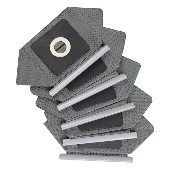 Pack of 5 Large 5L Dust Collector Bags Suitable for Vacuum Cleaners Enhanced Filtration Fabric Quick Changing Systems