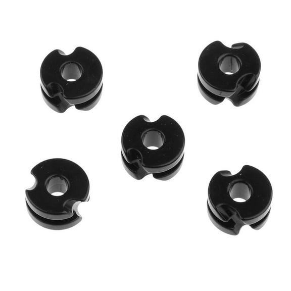 Pack of 5 Pieces 1/8'' Peep Sight Peep Hole For Compound Bow Black Red