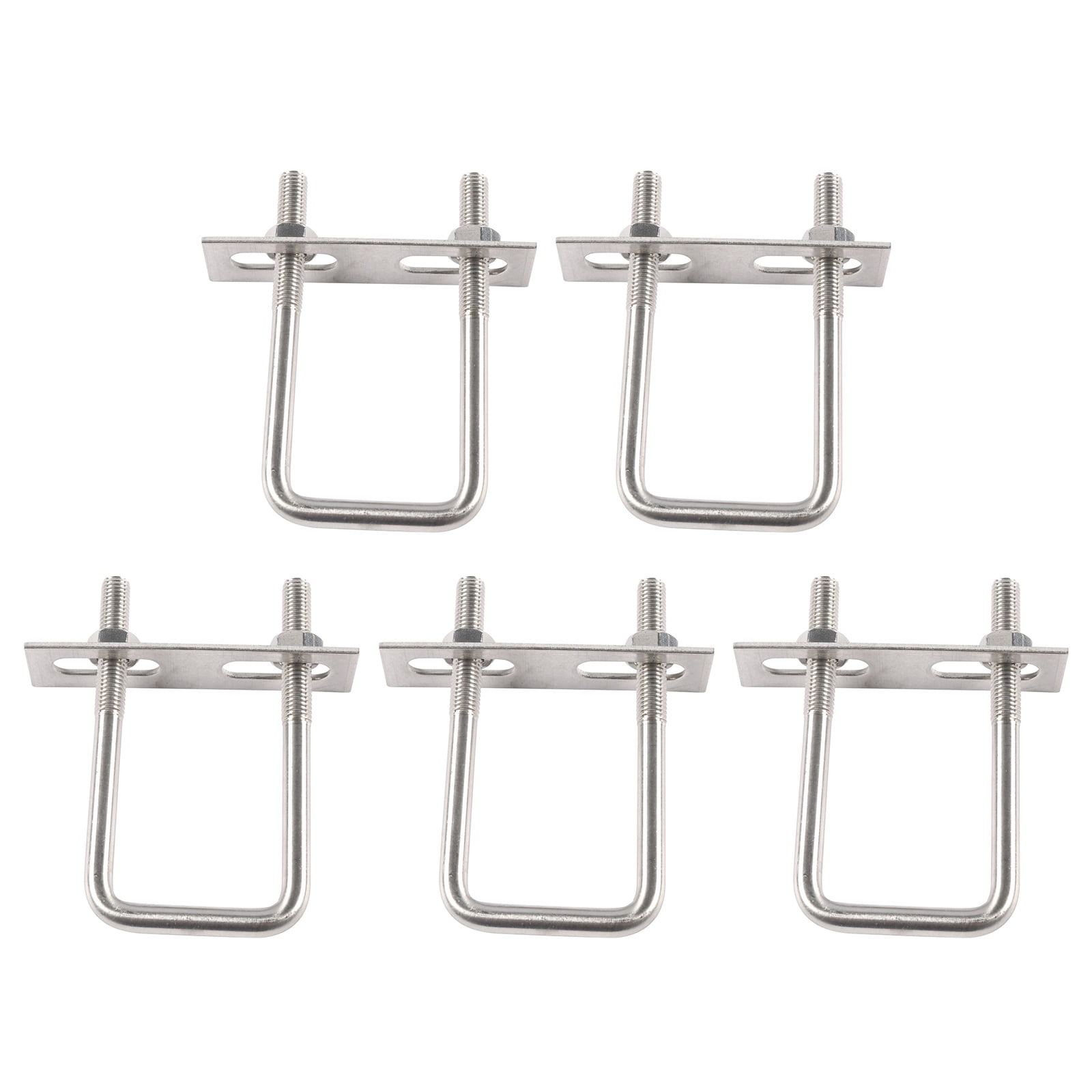 Pack of 5 Rectangular Square Bolts Stainless Steel Designs for Securing ...