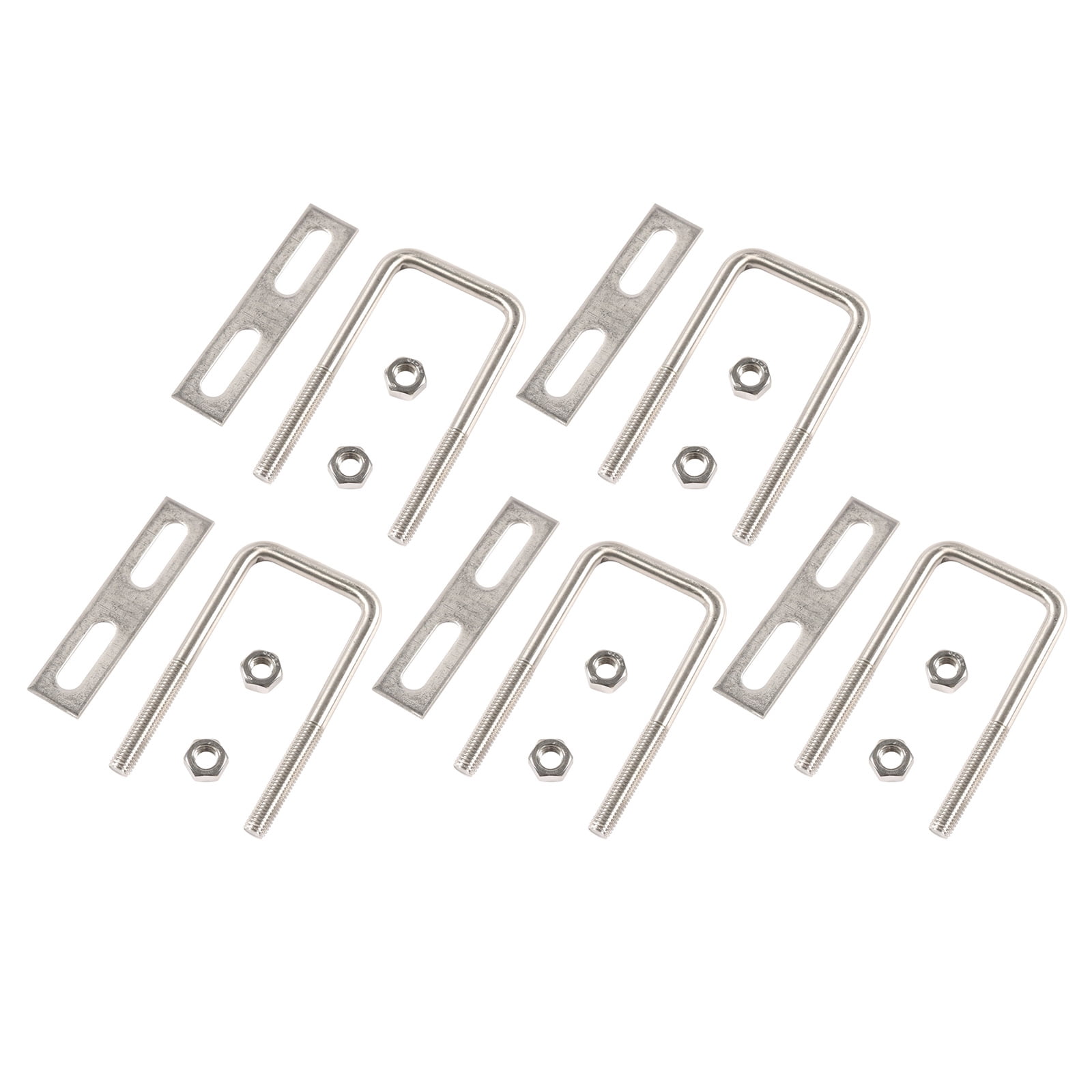 Pack of 5 Rectangular Square Bolts Stainless Steel Designs for Securing ...