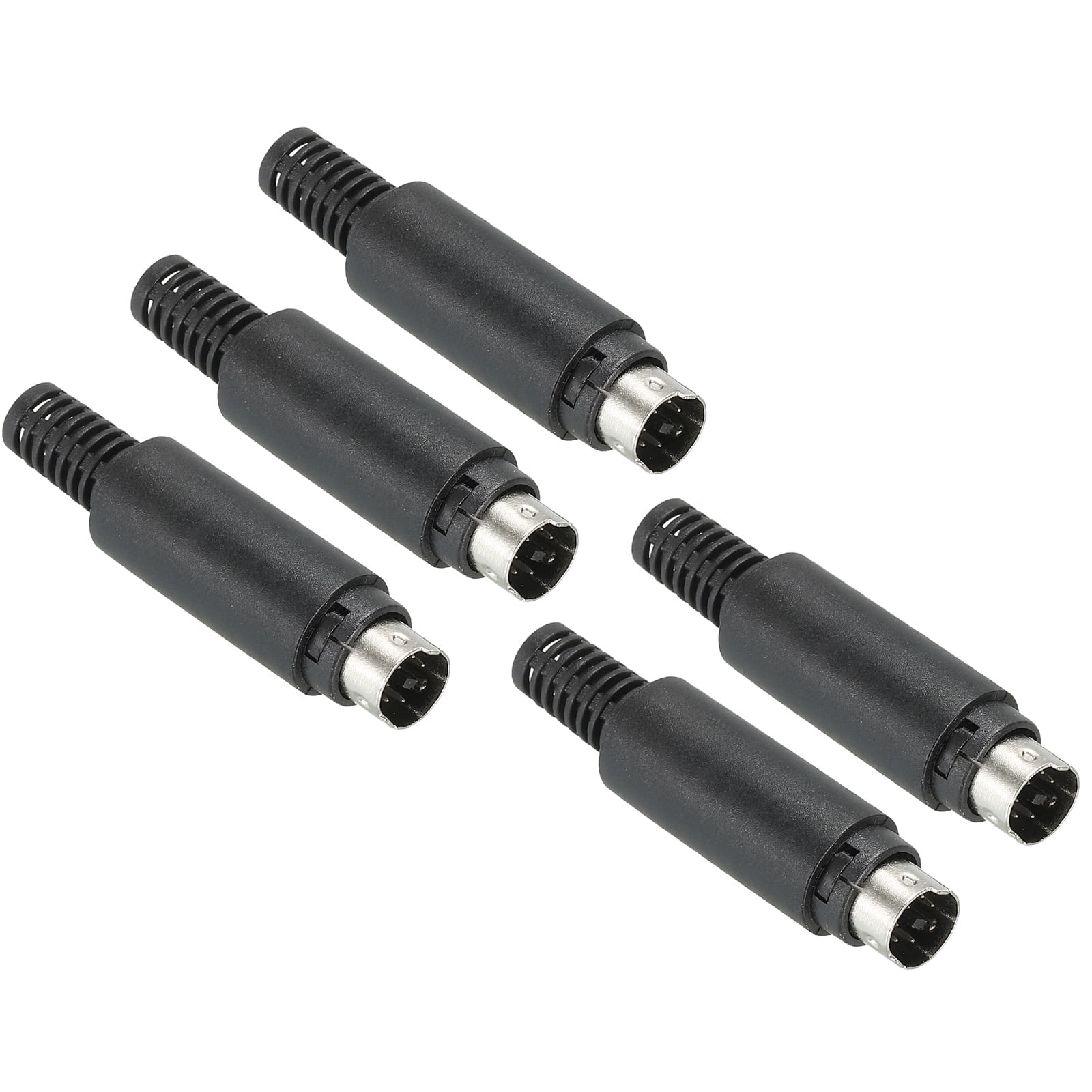 Pack of 5 S Video DIN Mini Male Socket 6 Pin Signal Transmission