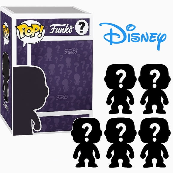 Pack of 5 Surprise Mystery Disney Funko Pop! Randomly Selected