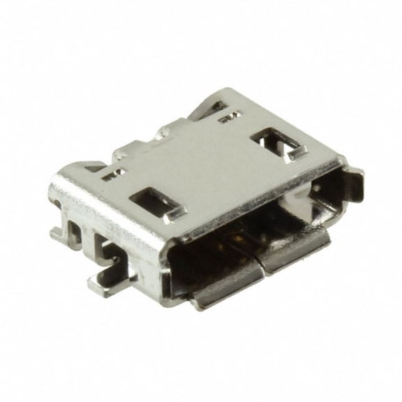 Pack of 5 UB-MC5ABR3-SD204-4S-1-TB NMP Connector USB - micro AB Receptacle 5 Position Surface Mount, Right Angle : RoHS