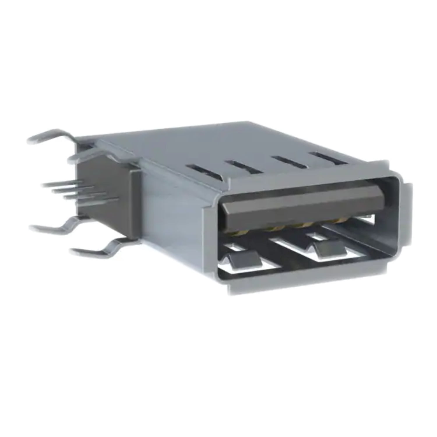Pack of 5 USB-A-S-F-B-VU Connector RCPT USB2.0 TYPEA 4POS R/A ...