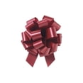 thumbnail image 1 of Pack of 50, 4" Marsala Maroon Flora Satin Pull Bows for Gift Basket and Gift Packaging, 1 of 1
