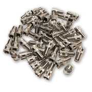 Pack of 50 Double Seal Inflate Through Type Valve Extension Caps for Truck, RV, Semi, Trailer and Other Applications by TYK Industries