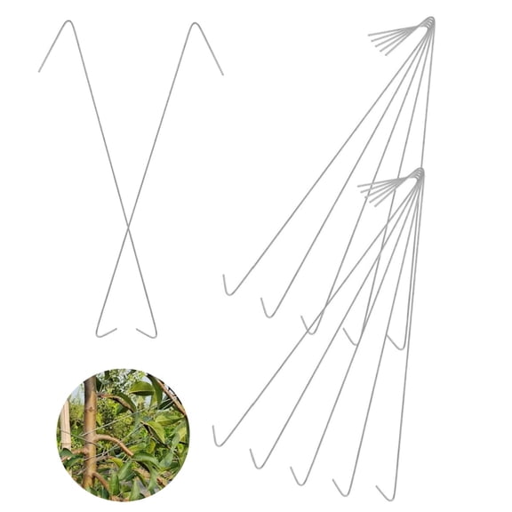 Pack of 50 Durable Steel Horticultural Tool,QZS Portable Fruit Tree Branch Puller Tying Machine Farm Tools for Optimal Growth of Fruit Trees