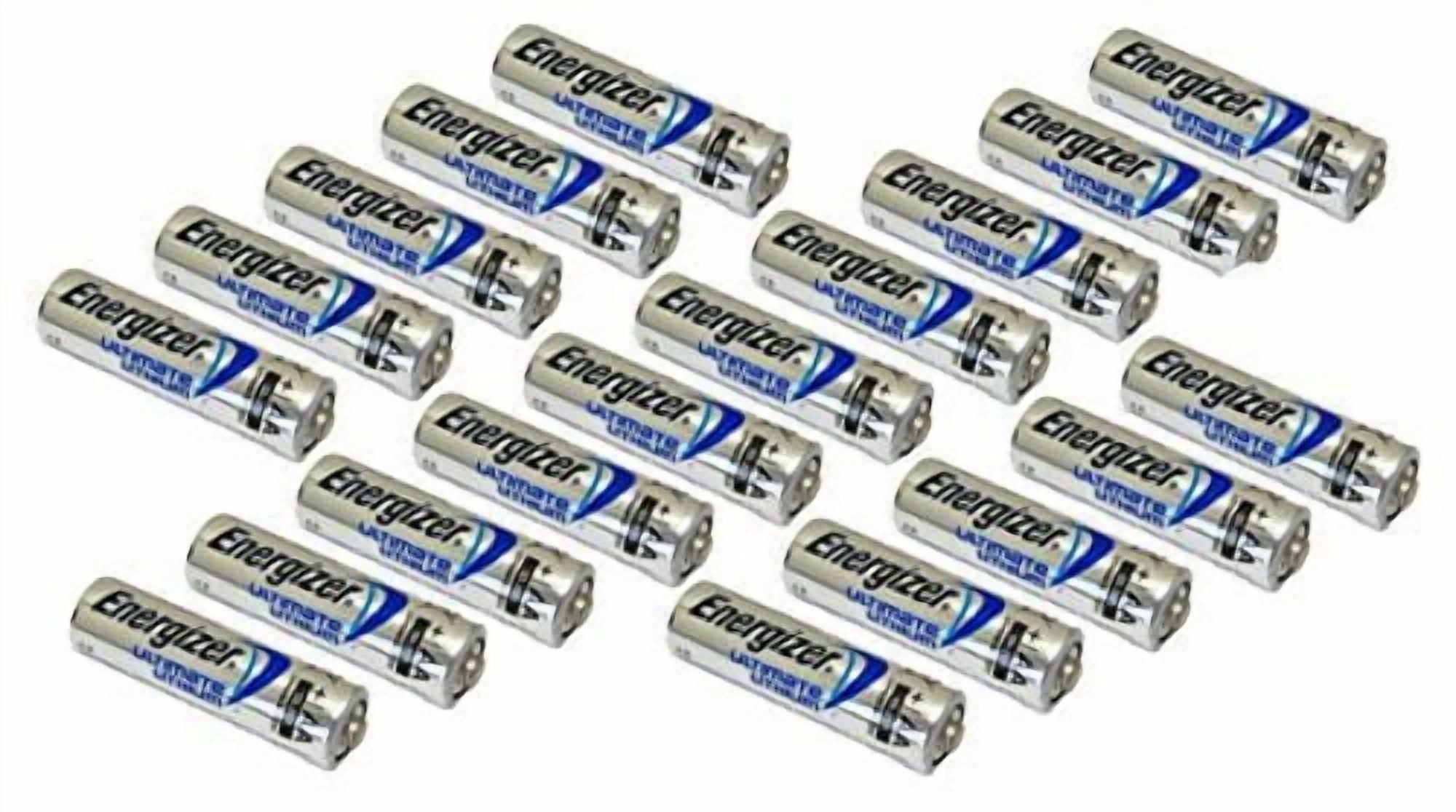 Pack of 50 Energizer L91 AA Ultimate Lithium 1.5 Volt Battery - Bulk Pack