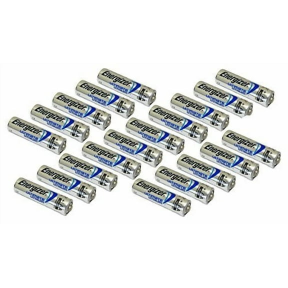 Pack of 50 Energizer L91 AA Ultimate Lithium 1.5 Volt Battery - Bulk Pack