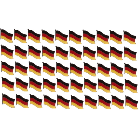 Pack of 50 Germany Flag Lapel Pins, German Pin Badge