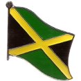 thumbnail image 1 of Pack of 50 Jamaica Flag Lapel Pins, Jamaican Pin Badge, 1 of 1