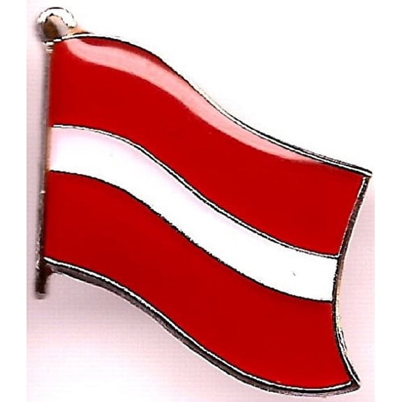 Pack of 50 Latvia Flag Lapel Pins, Latvian Pin Badge