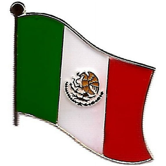 Pack of 50 Mexico Flag Lapel Pins, Mexican Pin Badge