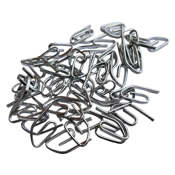 Pack of 50 Practical Curtain Hook Pinch Pleat Drapery Silver Shower Pin for Home Decoration and Easy Installation