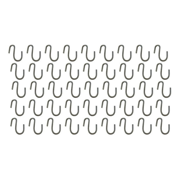 Pack of 50 Tarp Strap S Hooks Poly Shade Nursery Hanging Plant Flower Pot Hook