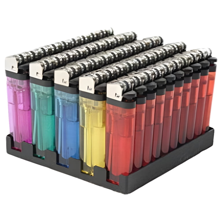 disposable cigarette lighters Mega Deal, Pack of 50 Classic Disposable Cigarette Lighters, Wholesale Bulk  Multipack
