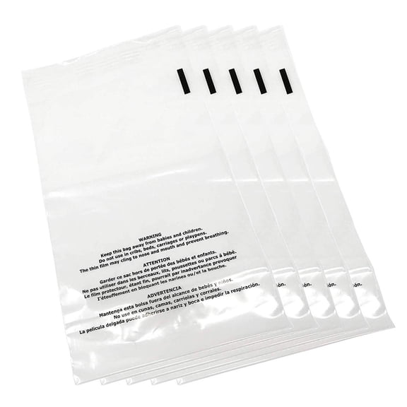 Pack of 500 Clear Resealable Packaging Bag 12 x 18 inches Ideal for Packaging Use, Apparel, Candy, and Small Items