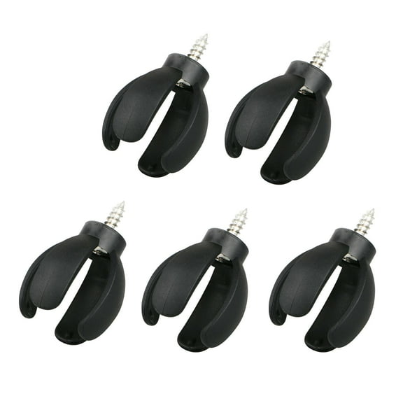 Pack of 5pcs 4 Prongs Pick Up Retriever for Golf Putter Universal Slip Caddie Golfer Driving Range Balls Picker