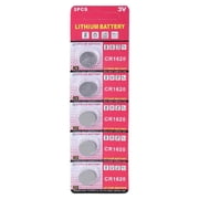 Pack of 5pcs CR1620 Lithium Coin Cell Batteries 3V for Toy Calculator Remote