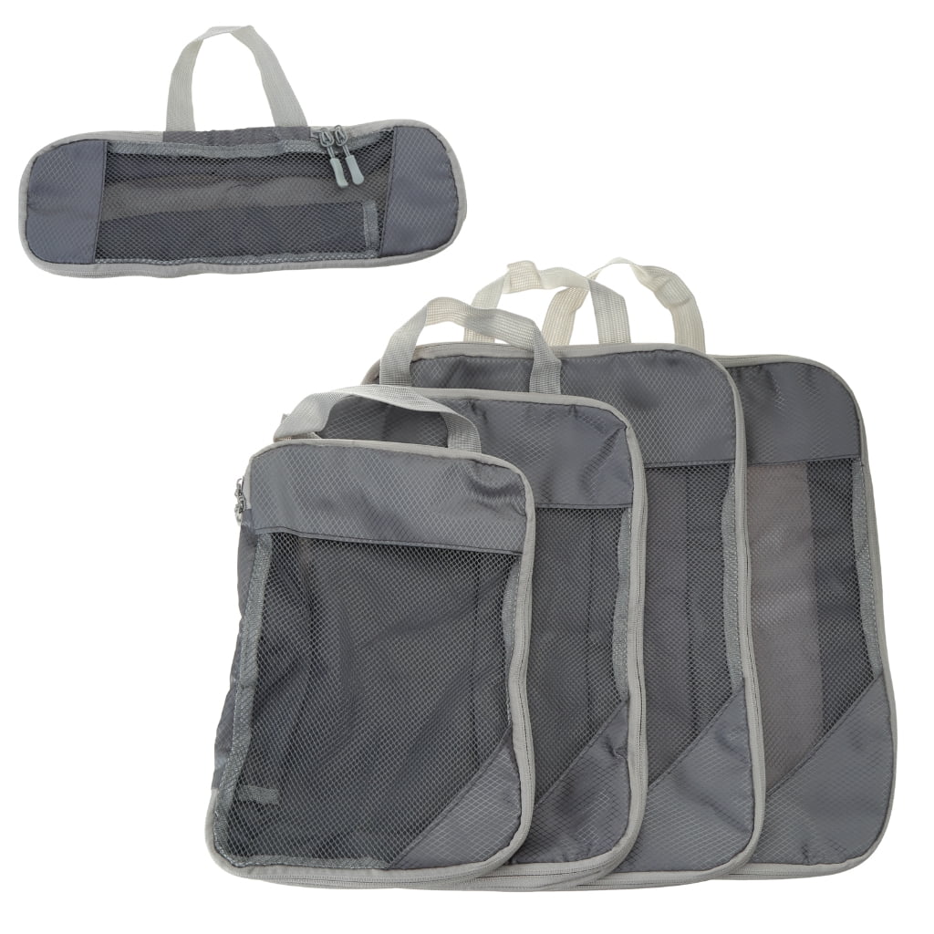 Pack of 5pcs Versatile Organiser Clothing Storage Bag for Efficient Packing Expandable Compression Packing Cubes