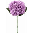 thumbnail image 1 of Pack of 6 – 18" Lavender Hydrangea Stems with 7" Silk Blooms and 2 Green Leaves – Realistic Artificial Flowers for Home, Wedding & Event Décor, 1 of 3
