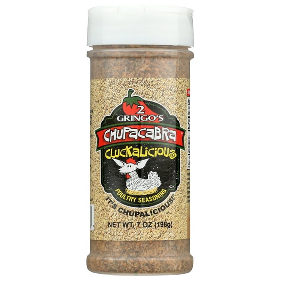 (Pack of 6), 2 Gringo's Chupacabra Seasoning Cluckalicious, 7oz