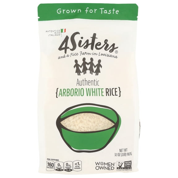 (Pack of 6) 4Sisters Arborio Italian Authentic Rice 2 lb