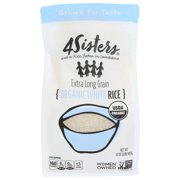 Pack of 6 4Sisters Organic White Long Grain Rice 2 lb