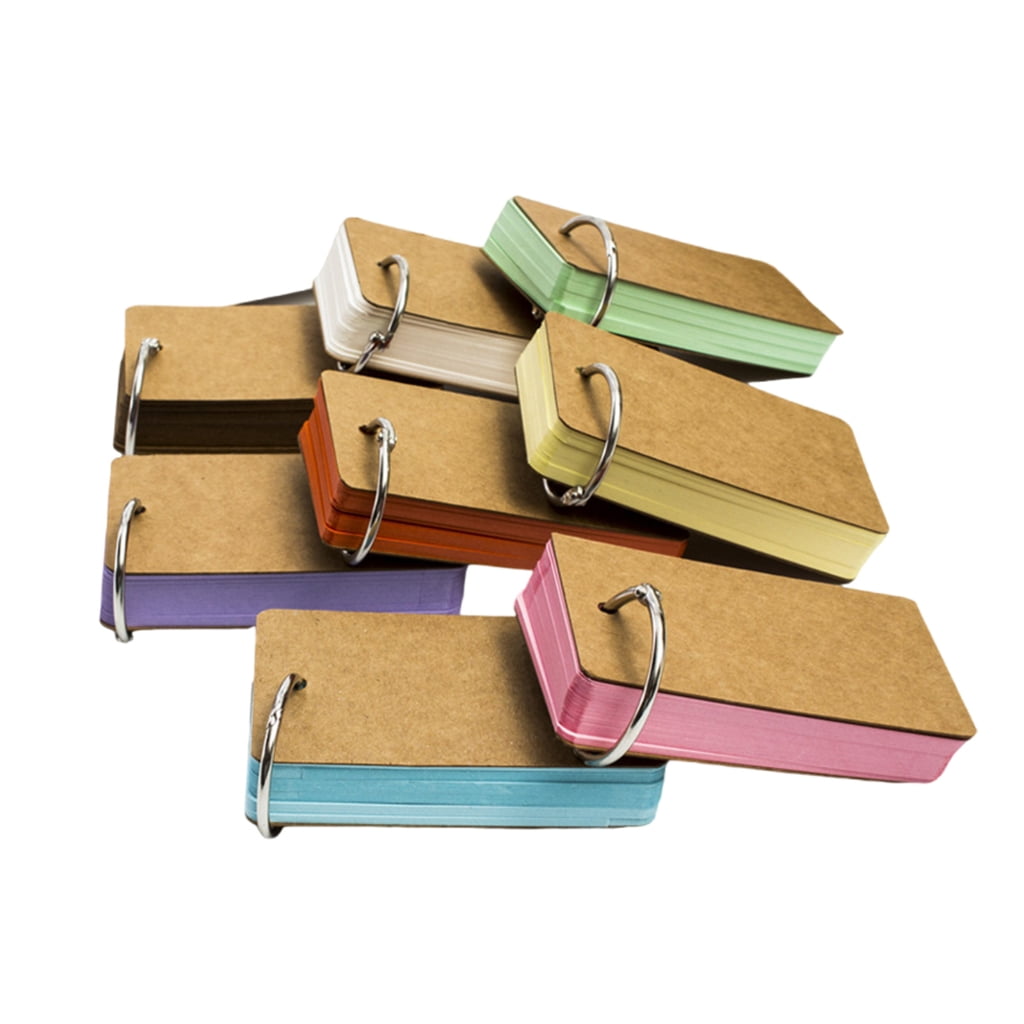 Set of 6/8 Crafting Paper Cards Mini Notepads for Organization Card (50 Cards)