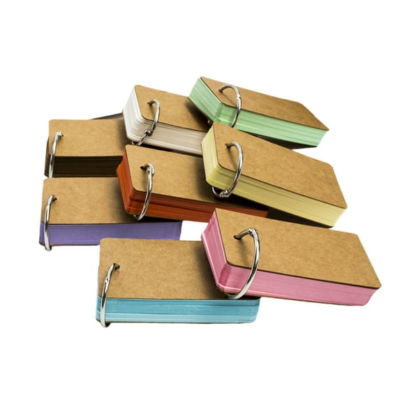 Set of 6/8 Crafting Paper Cards Mini Notepads for Organization Card (50 Cards)