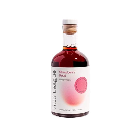 (Pack of 6), Acid League Strawberry Rosé Living Vinegar, 12.7 fl oz