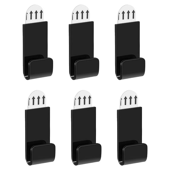 Pack of 6 Acrylic Clear Vinyls Wall Shelves Vertical Album Storage Solution Display Stand for Music Collections