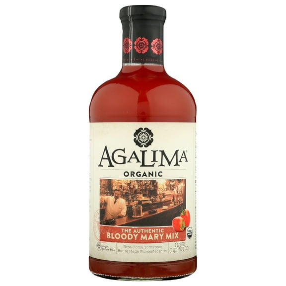 (Pack of 6), Agalima Mix Bloody Mary Organic, 33.8 Fl Oz