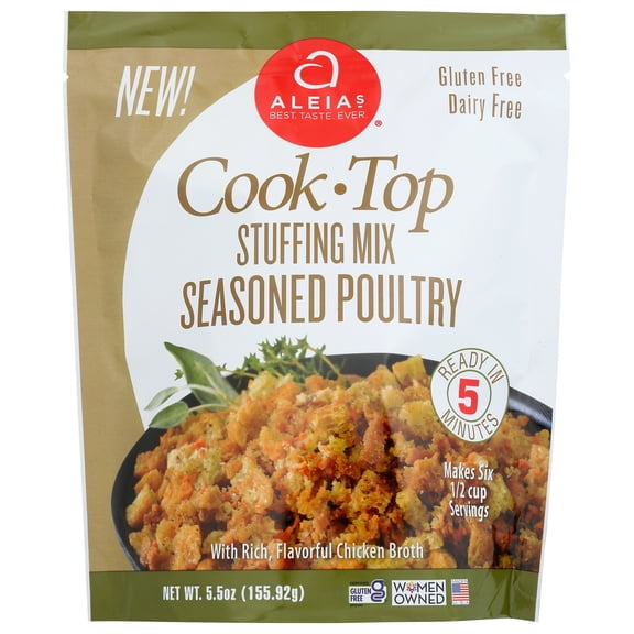 (Pack of 6), Aleias Sutffing Poultry Seasoned, 5.5 Oz