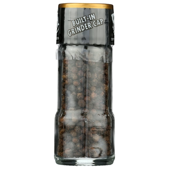 (Pack of 6), Alessi No Label Black Pepper Grinder Small, 1.34 Oz