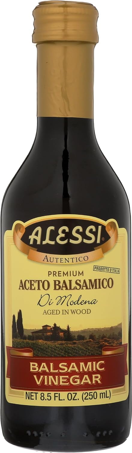 Pack of 6, Alessi Red Balsamic Vinegar, 8.5 fl oz
