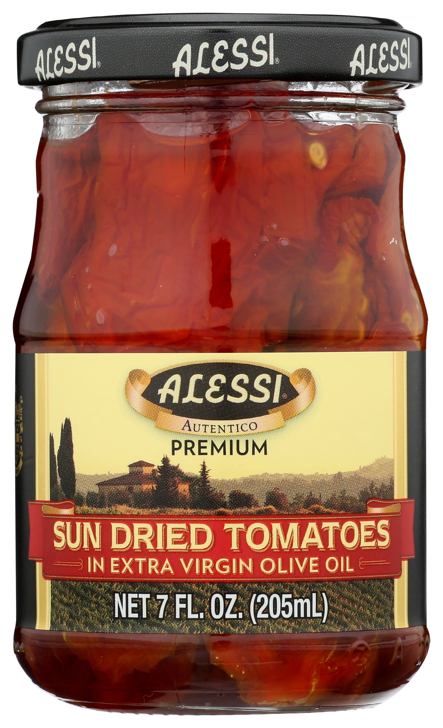 Pack of 6, Alessi Sun Dried Tomatoes in Oil, 7 oz