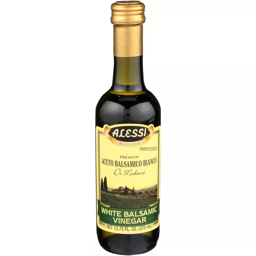 Pack of 6, Alessi White Balsamic Vinegar, 12.75 fl oz