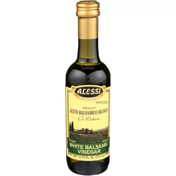 Pack of 6, Alessi White Balsamic Vinegar, 12.75 fl oz