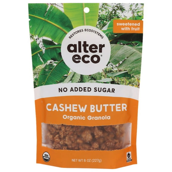 Pack of 6 Alter Eco Cashew Butter Granola 8 oz