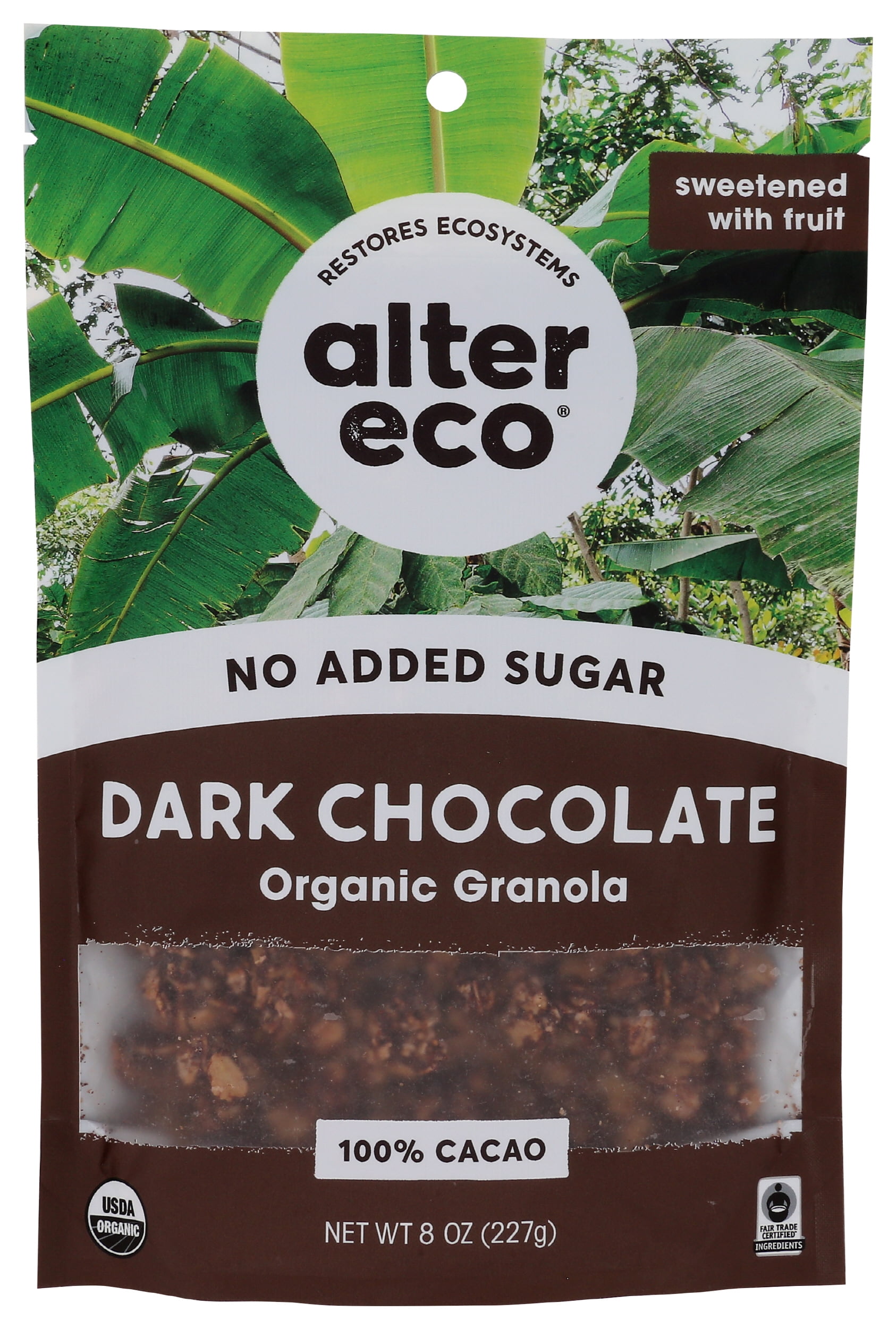 Alter Eco Almond Butter Granola - Organic, Vegan, Sweetened With Fruit, Regeneratively Farmed Oats (6-Pack)