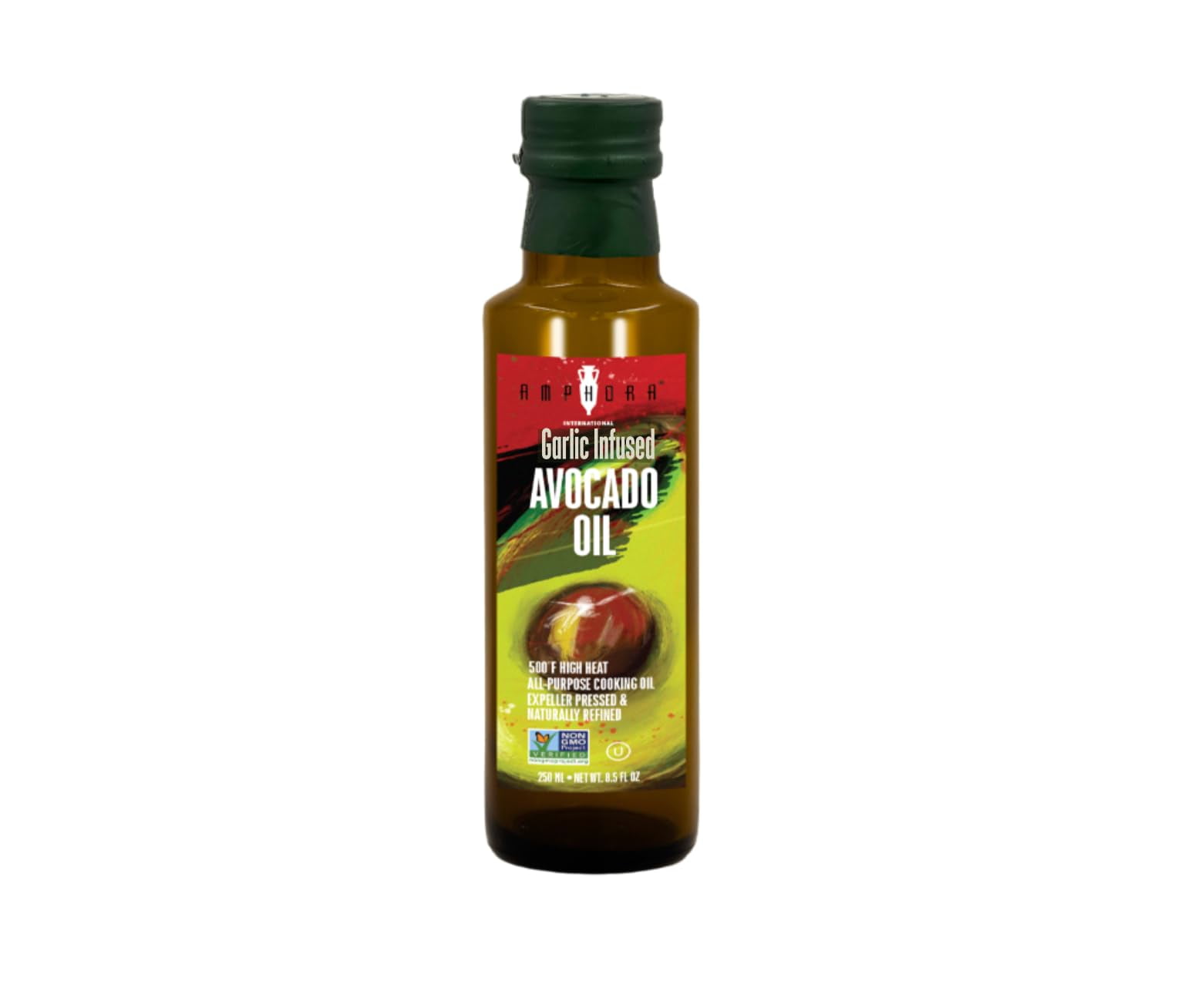 (Pack of 6) Amphora Avocado Garlic Oil 8.5 Oz