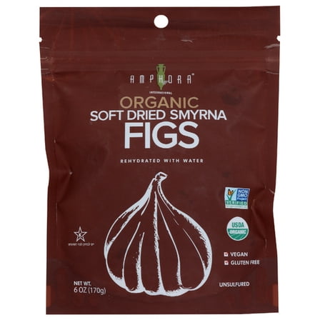 (Pack of 6) Amphora Calimyra Organic Dried Soft Figs 6 Oz