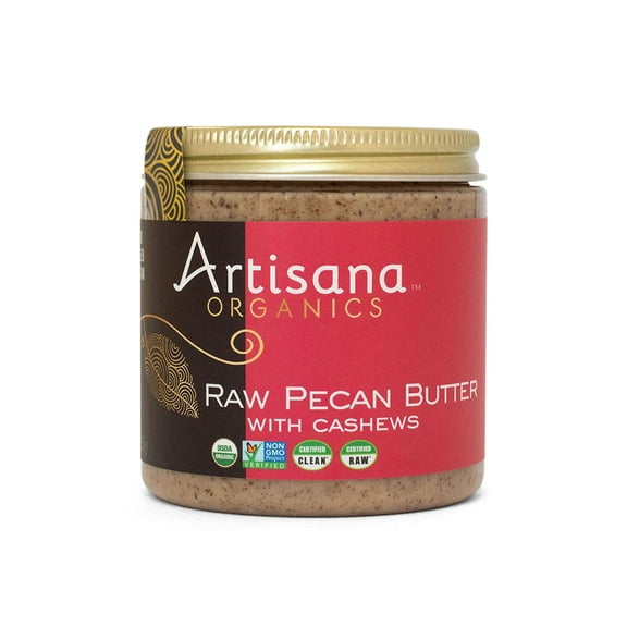Pack of 6, Artisana Organics Raw Pecan Butter with Cashews, 8 oz