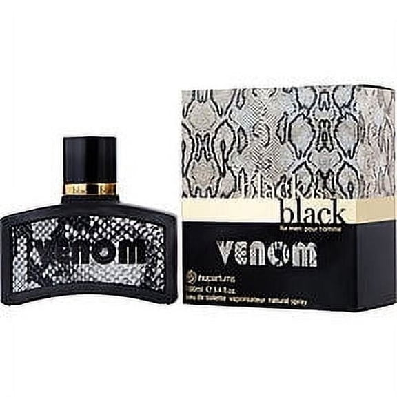(Pack of 6) BLACK IS BLACK VENOM EDT SPRAY 3.4 OZ by Nuparfums