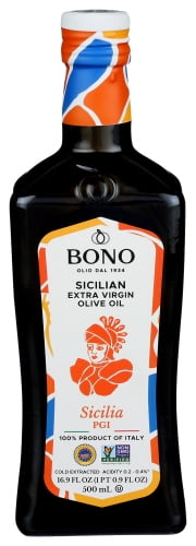 Pack of 6 BONO Extra Virgin Olive Oil PGI Sicilia 16.9 oz