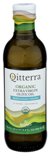 (Pack of 6) BONO QITTERRA Organic Mediterranean Extra Virgin Olive Oil 16.9 fl oz