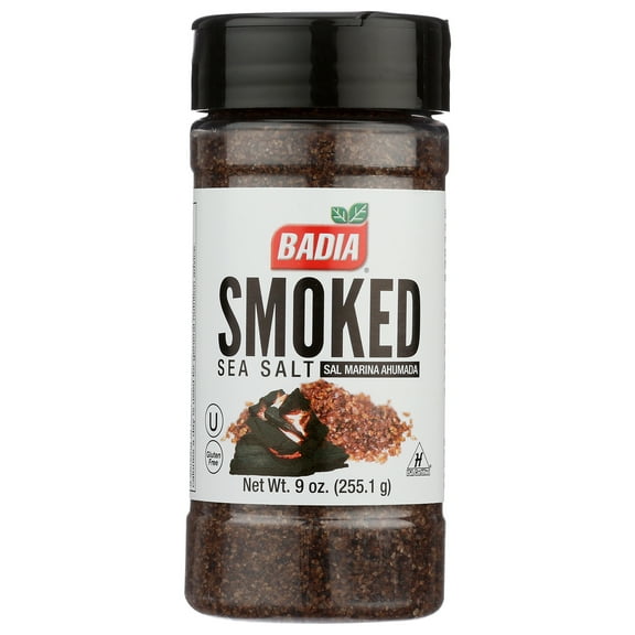 Pack of 6, Badia Smoked Sea Salt, 9 oz